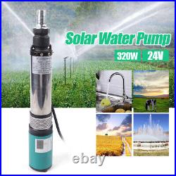 DC 24V 5m3/h Solar Water Pump Farm Ranch Submersible Bore Hole Deep Well Pump