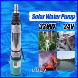 DC 24V 5m3/h Solar Water Pump Farm Ranch Submersible Bore Hole Deep Well Pump