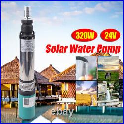 DC 24V 5m3/h Solar Water Pump Farm Ranch Submersible Bore Hole Deep Well Pump