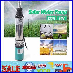 DC 24V 5m3/h Solar Water Pump Farm Ranch Submersible Bore Hole Deep Well Pump uk