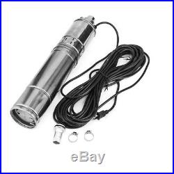 DC 24V 750W 75M Solar Water Powered Pump Submersible Bore Hole Deep Well Pond