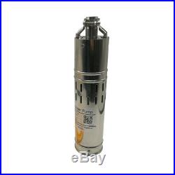 DC 24V Brushless Solar Deep Well Submersible Water Pump 190W, Stainless Steel