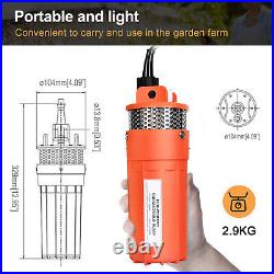 DC HOUSE 120W Solar Powered Pump Kit 12V DC Deep Well Submersible Water Pump