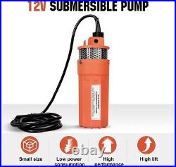 DCHOUSE 12V Submersible Water Pump, Solar Powered Water Pump High Lift Max 10ft