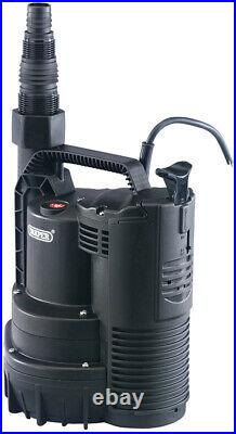 DRAPER 120L/Min 300W 230V Submersible Water Pump w Integral Float Switch 87961