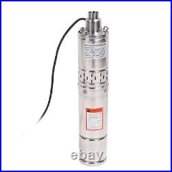 Deep Well Pump Stainless Steel Submersible Well Pump With 1in Water Outlet 550W