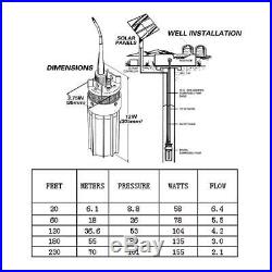 Deep Well Submersible Pump For Solar Energy Panels Water Transfer Standard Pumps