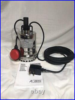 Dirty/clean Water Submersible Pump part Stainless Steel, Sump, Cellar pump