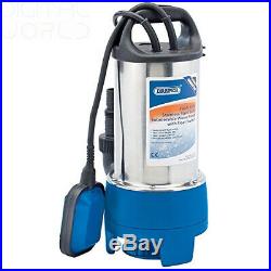 Draper 25360 750W 230V Stainless Steel Submersible Dirty Water Pump 750 W
