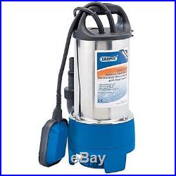 Draper 25360 750w 230v Stainless Steel Submersible Dirty Water Pump With Float