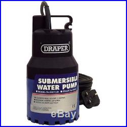 Draper 35463 Submersible Water Pump 6m Lift 230v