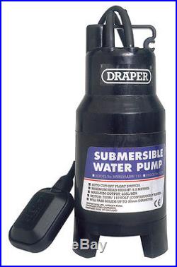 Draper 52066 235L/Min (Max.) 700W 110V Submersible Dirty Water Pump with Float S