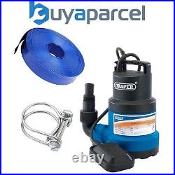 Draper 61584 Submersible Sub Water Pump Float Switch Clean Water & Hose & Clamp