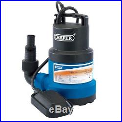 Draper 61584 Submersible Sub Water Pump with Float Switch Clean Water 191L/min