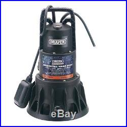 Draper 69690 320L/Min 1000W 230V Submersible Dirty Water Pump with Float Switch