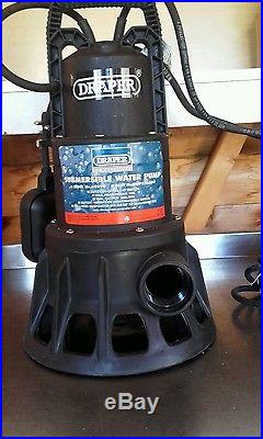 Draper 69690 320l/min 1000w 230v submersible dirty water pump with float switch