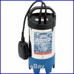 Draper SWP235ADWSS Stainless Steel Submersible Dirty Water Pump 240v