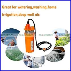 ECO-WORTHY 24V DC Solar Powered Deep Submersible Water Well Pump Farm