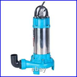 EX-RETURN Heavy Duty Submersible Sewage Water Pump With Shredder Cutter