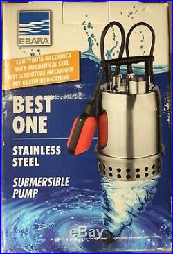 Ebara Best One 10MT Spina Stainless Steel Submersible Water Pump Boxed Unused