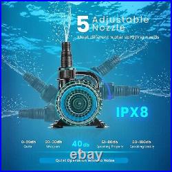 Electric 310W 5300GPH Submersible Water Pump for Koi Pond Pool Fountain Aquarium