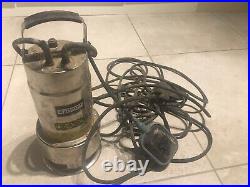 Erbauer 1000w Submersible water Pump New 240v ERB080PMP stainless steel dirty