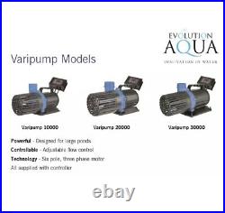 Evolution Aqua Varipump 10 000 Controllable Koi Pond Pump