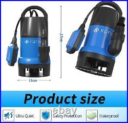 FOTING 900W Portable Submersible Pump for Dirty/Clean Water, Max Flow 14000 L/H