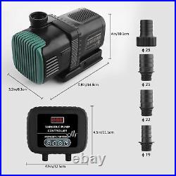 Frequency Conversion Water Pump, 16W Quiet Submersible 12-Speed Adjustable Aqua