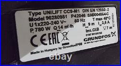 GRUNDFOS UNILIFT CC 9 M-1 240v SUBMERSIBLE GREY WATER DRAINAGE PUMP 96280981