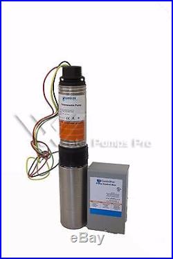 Goulds 25HS10412C 1HP 230V 4 Submersible Water Well Pump, Motor, & Control