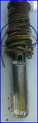 Grundfos 16GPM submersible water sub pump 2450RPM Franklin Electric 1HP Motor