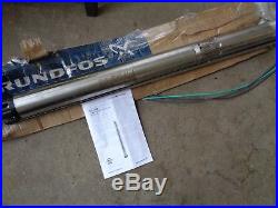 Grundfos 30SQ10-130 96160161 3 Submersible Water Well Pump and Motor 30GPM 1HP