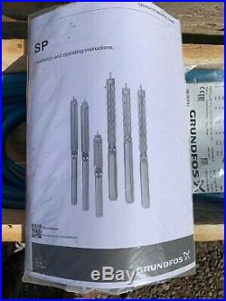 Grundfos Submersible deep well SP30-8 borehole water pump. Never used