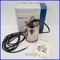 Grundfos Unilift KP250-M-1 Submersible Waste Water Pump WithoutFloat Switch 110V