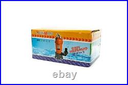 HEAVY DUTY SUBMERSIBLE PUMP FOR DIRTY WATER, 50 Meters Hose Rubber Lay Flat Pvc