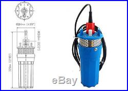 HSH-Flo DC12V 360LPH Solar Powered Mini Submersible Water Deep Well Pump