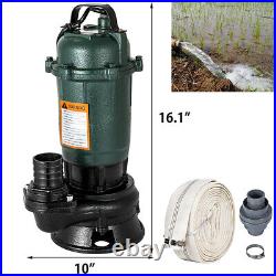 Heavy Duty Submersible Flood Pond Waste Cesspit Sump Sewage Dirty Water Pump