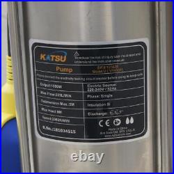 Heavy Duty Submersible Sewage Dirty Water Pump Power1100W