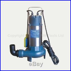 Heavy Duty Submersible Sewage Water Pump With Shredder Cutter Power1100W