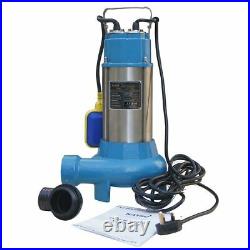 Heavy Duty Submersible Sewage Water Pump With Shredder Cutter Power1100W
