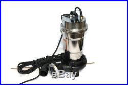 Heavy Duty shredder 3550W Electric Submersible Water Pump + 2 inch fire hose