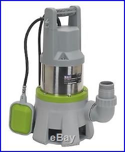 High Flow Submersible Stainless Dirty Water Pump Automatic 417ltr/min 230V
