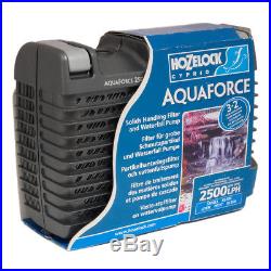 Hozelock 2500 Lph Aquaforce Koi Pond Filter Pump Fish Submersible Water Cyprio