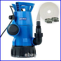 Hyundai 1100W Electric Clean and Dirty Water Submersible Water Pump / Sub Pump