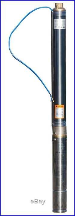 IBO 3STm20 SUBMERSIBLE WATER WELL PUMP head 77m, 100L/min, 230V, LONG LIFE