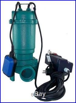 IBO CTR 550 Submersible Sewage Dirty Water Septic Pump w. Grinder/CUTTER