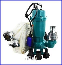 IBO FURY550 Submersible Sewage Dirty Water Septic Sump Pump + grinder + 20m hose