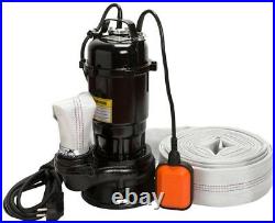 IBO VIPER550W Submersible Sewage Dirty Water Septic Pump Float Switch + 20m hose