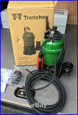 Industrial Submersible Water Pump TT Trencher T400F 230v Auto PH/T400/230VF